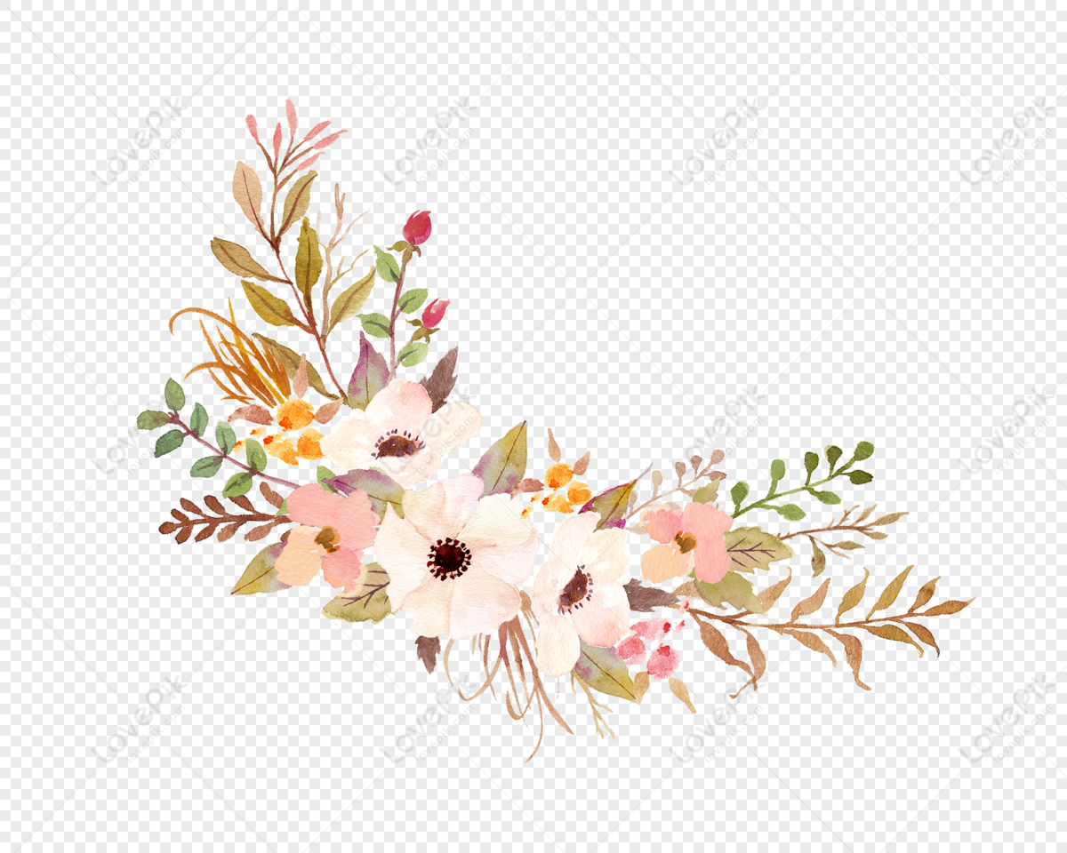Flower Boho PNG Images With Transparent Background