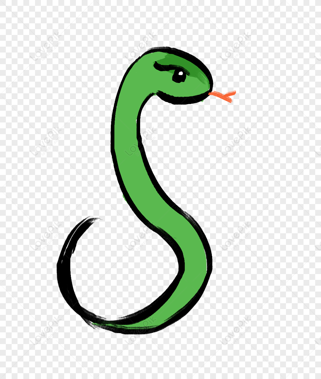 Green Snake PNG White Transparent And Clipart Image For Free Download -  Lovepik | 400230812