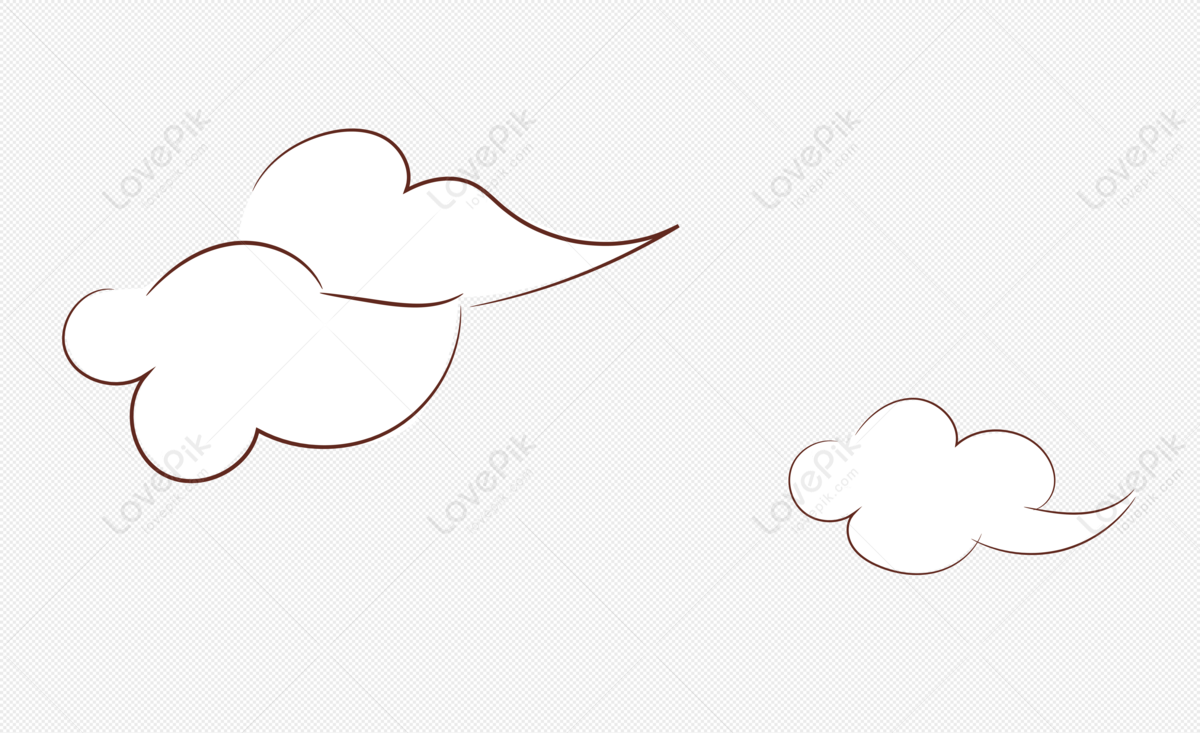 Hand Painted White Cloud, Clouds White, Light White, Gray White PNG ...