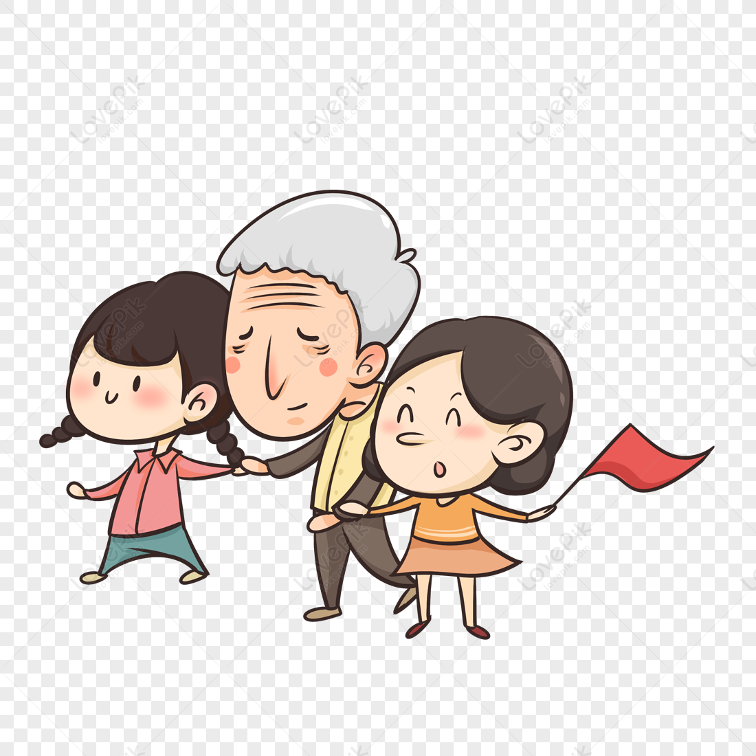 Help Grandpa Cross The Road Images, HD Pictures For Free Vectors Download -  
