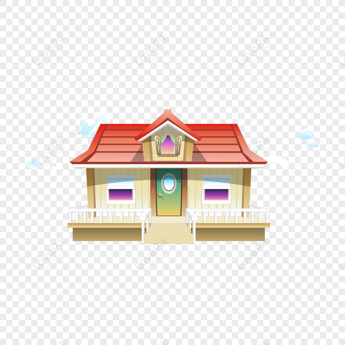 House, Cartoon House, Colorful House, House Light PNG Image Free ...