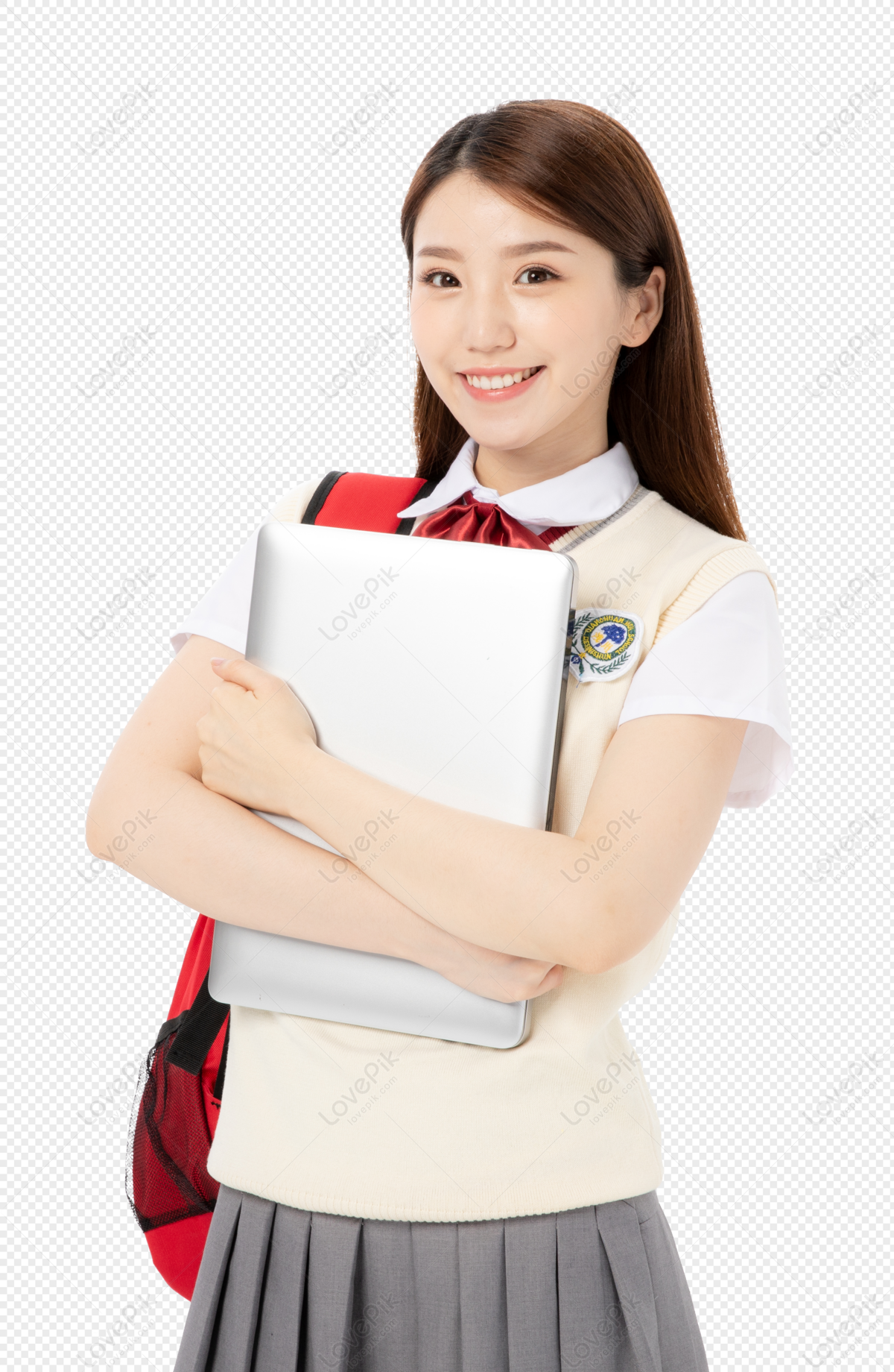 Image of female high school students, youth life, korean student, school woman png free download