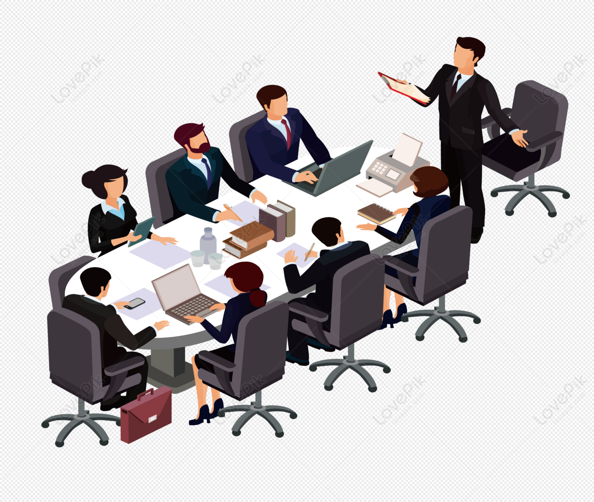 board of directors table clipart no background