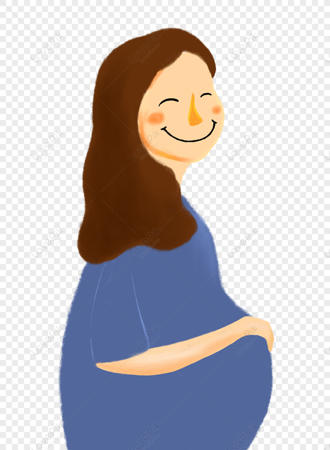 Mujer Embarazada PNG Imágenes Gratis - Lovepik