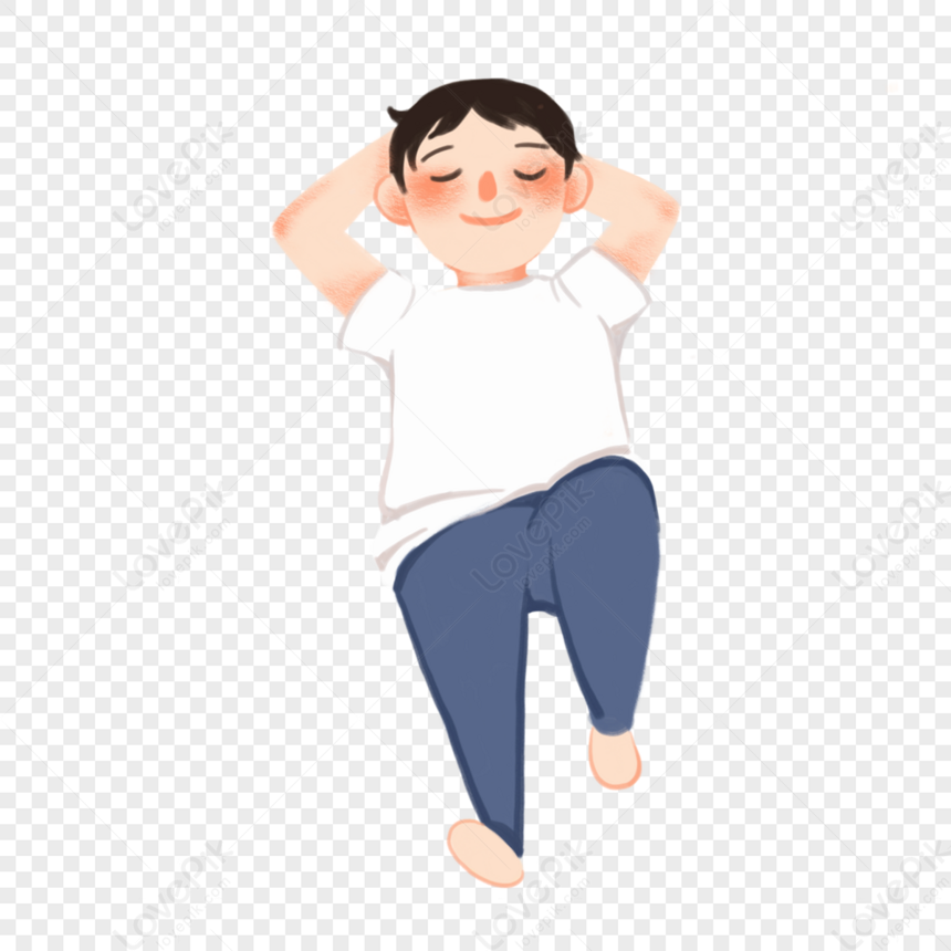 Niño Descansando PNG Imágenes Gratis - Lovepik