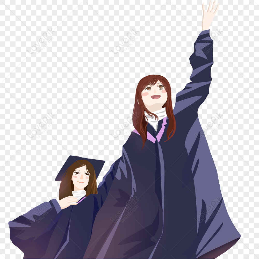 Schoolgirl, Girls, Graduates, Hands Up Png Picture And Clipart Image 