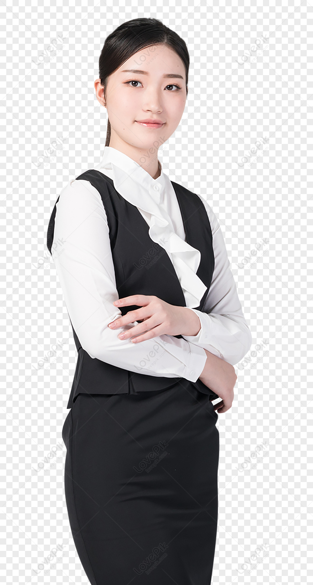 Stylish Professional Woman In Elegant Black Dress Gesturing Towards,  Businessperson, Product, Business Woman PNG Transparent Image and Clipart  for Free Download