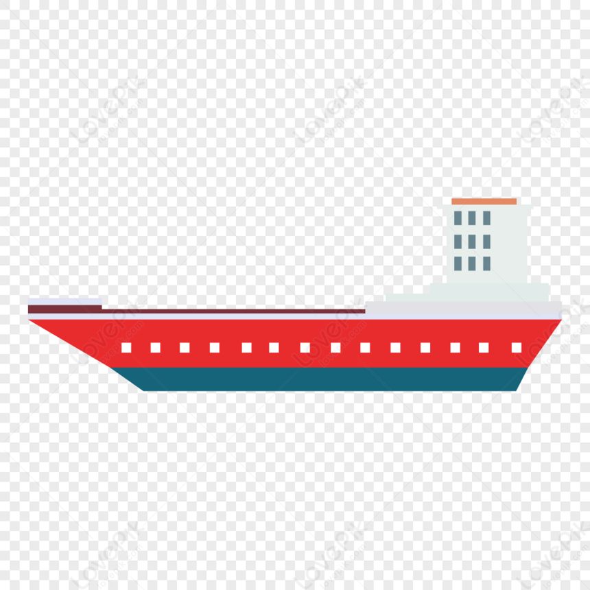 Ship, Ship Vector, Red Ship, Red Vector Png Transparent Background And 