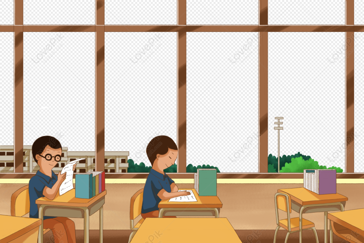 Students In The Classroom PNG Image And Clipart Image For Free Download -  Lovepik | 400233238