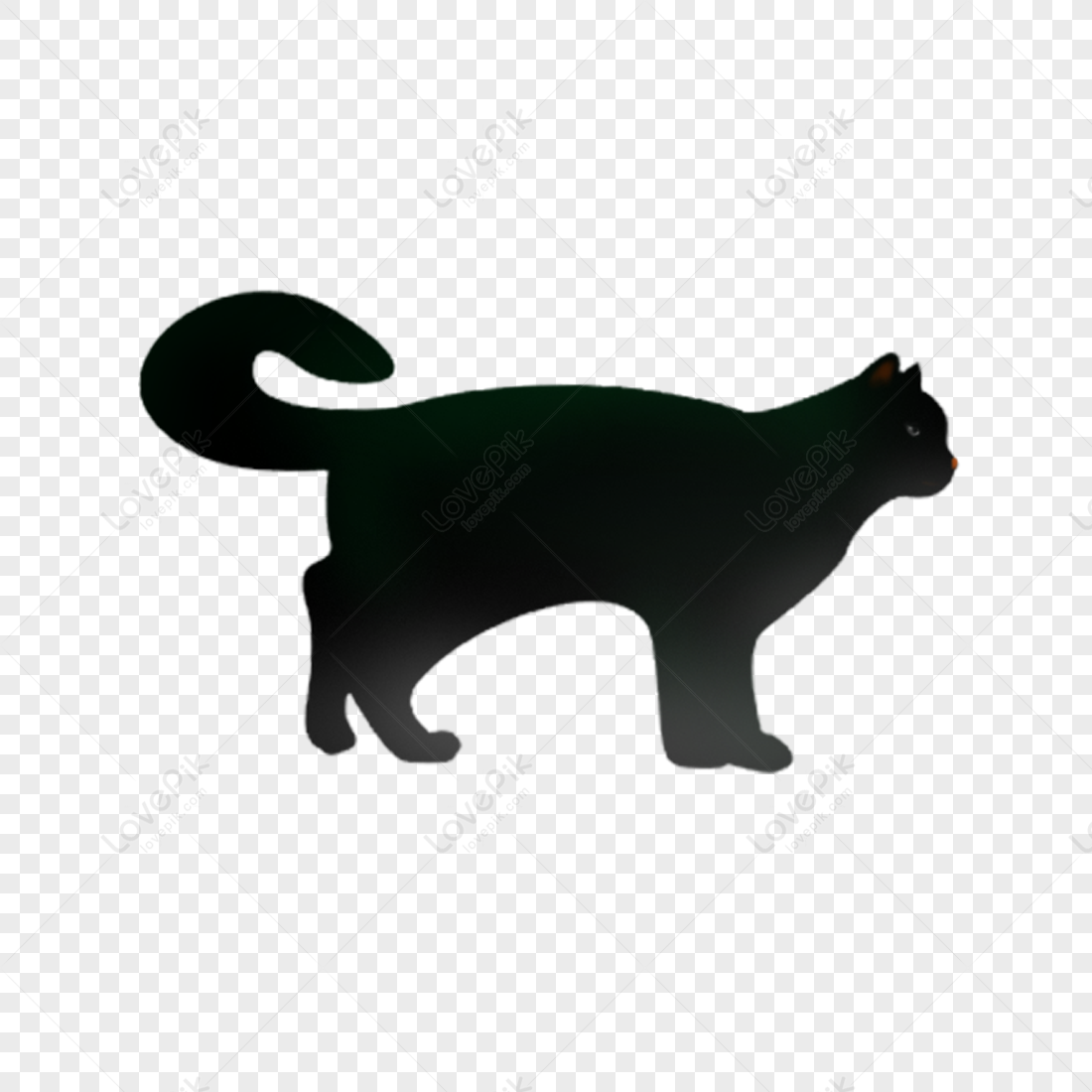 The Silhouette Of A Cat PNG Free Download And Clipart Image For Free ...