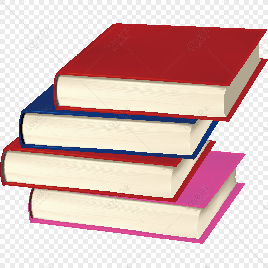 Book elements. Japanese books PNG. Thick book PNG.