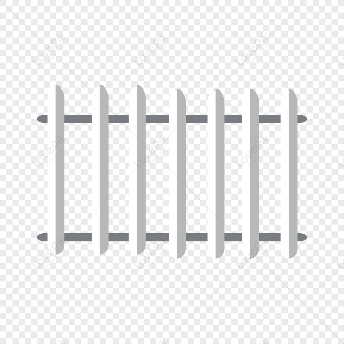Vector Fence, Fence White, Fence Icon, Flat Icon Free PNG And ...