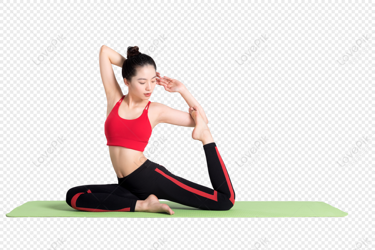 Female Yoga Pose Silhouette 15 Clip Arts - Yoga Tree Pose Silhouette, HD Png  Download , Transparent Png Image - PNGitem