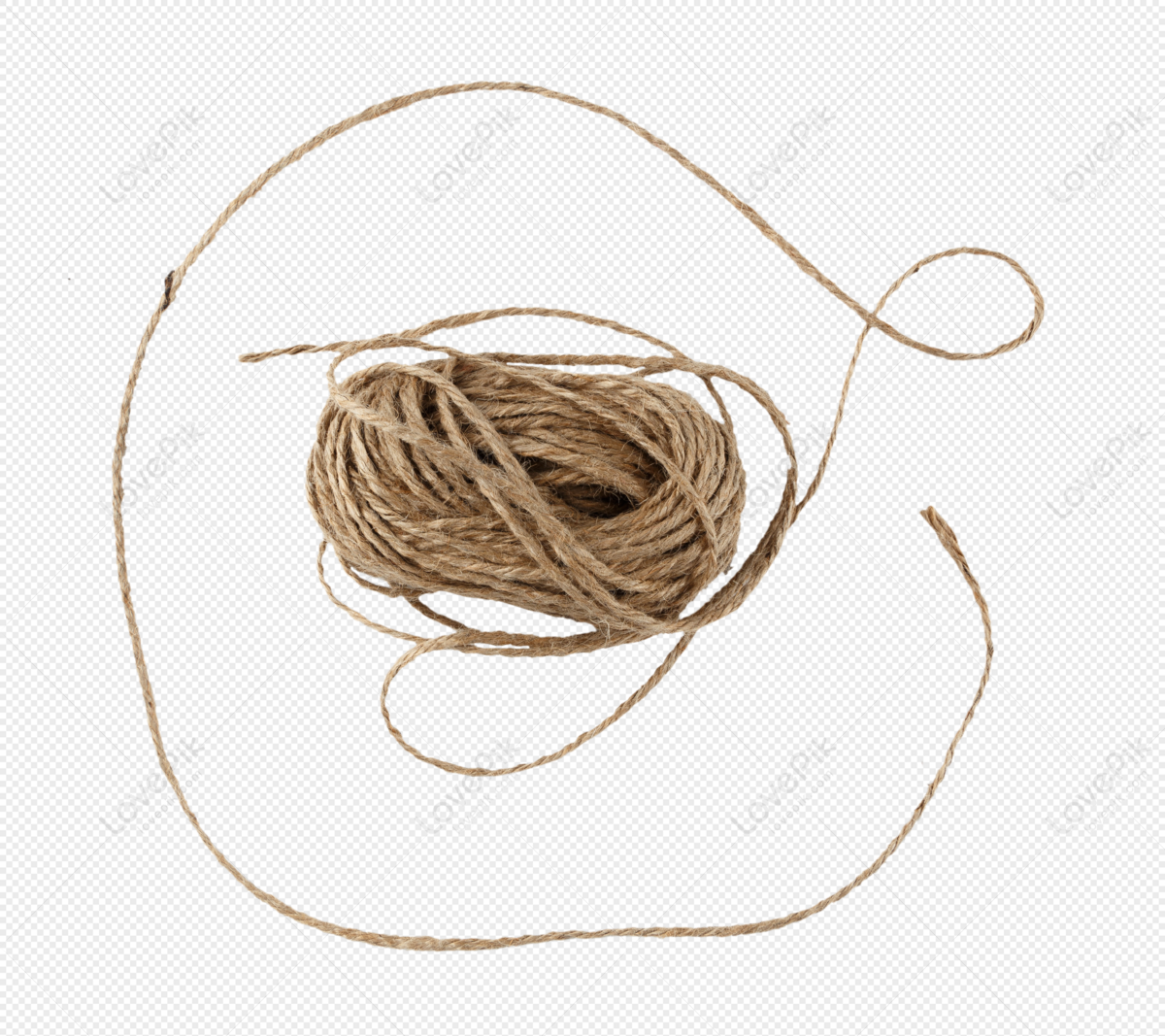 Brown Thin Rope PNG Images With Transparent Background