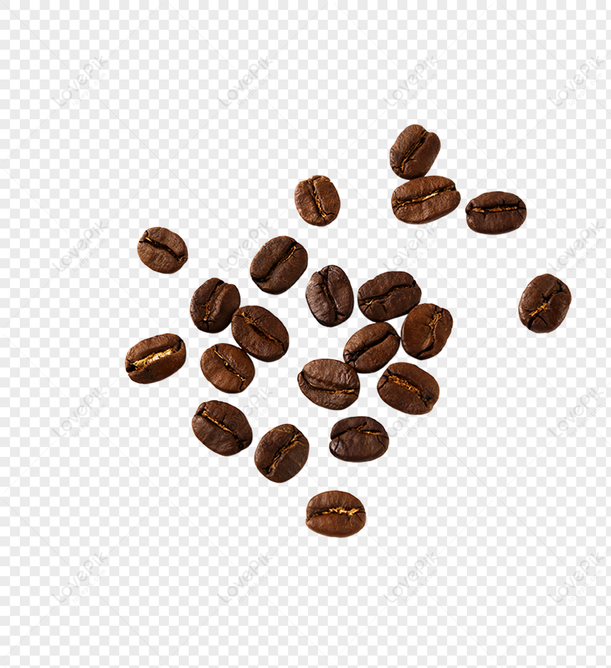 A Few Coffee Beans In The White Background Free PNG And Clipart Image For  Free Download - Lovepik | 400334139