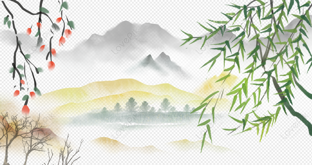 Beautiful Nature Drawing PNG Transparent Images Free Download | Vector  Files | Pngtree