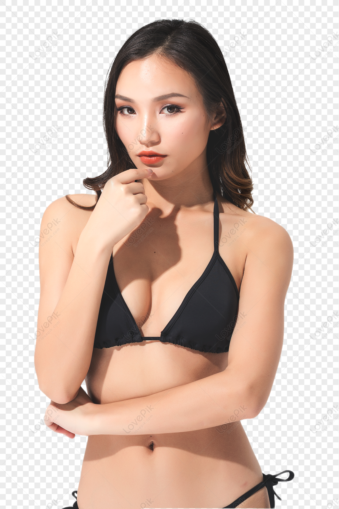 Black Bikini PNG Images With Transparent Background