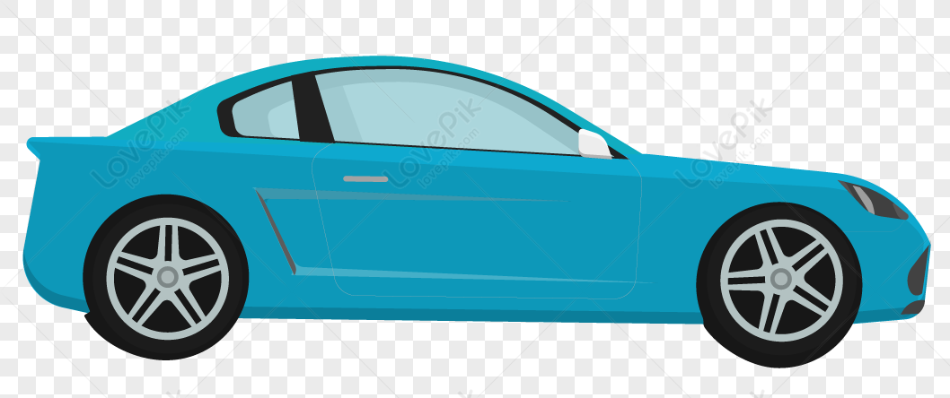 Blue car, blue car, material, transparent car png hd transparent image