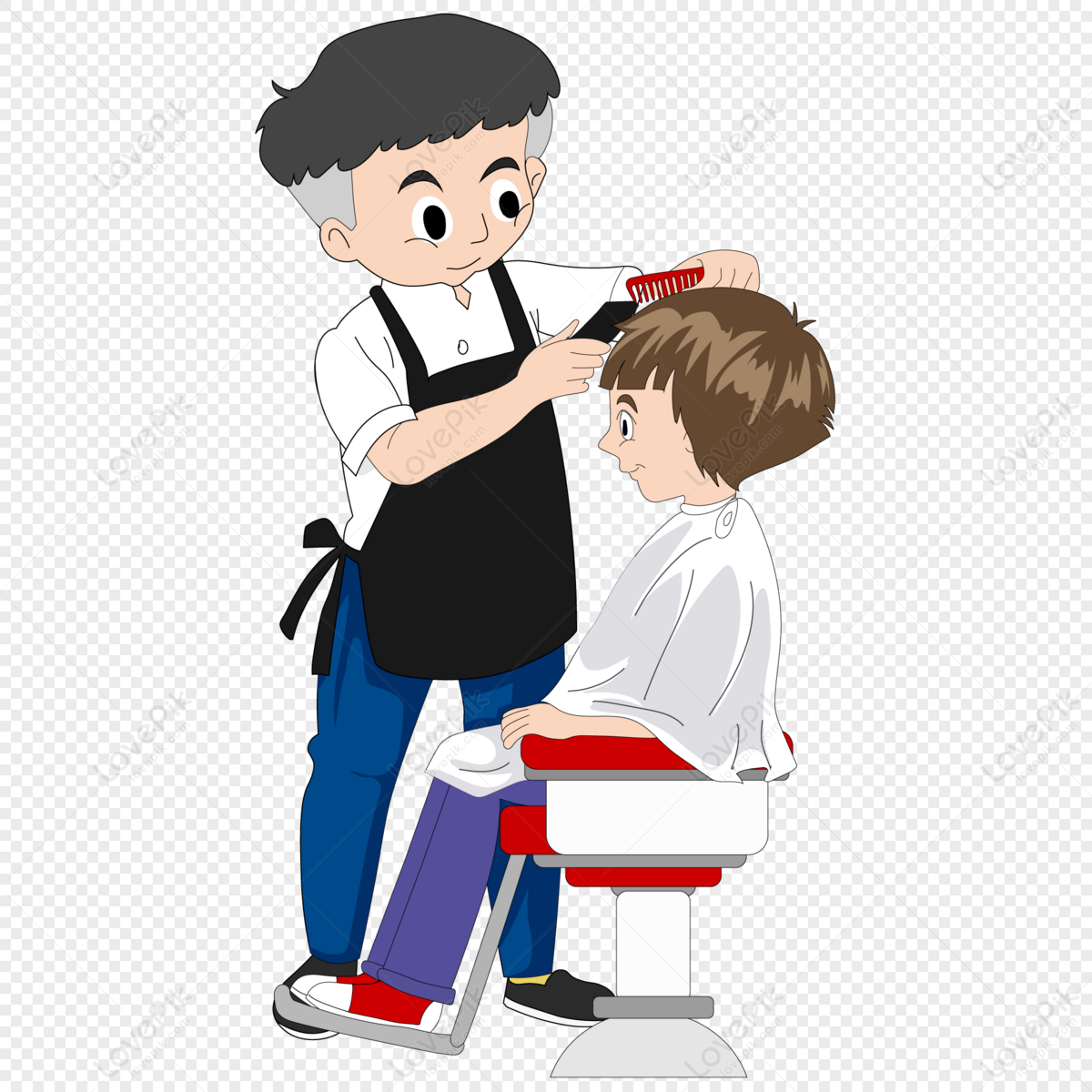 Boy Haircut PNG Image Free Download And Clipart Image For Free Download -  Lovepik | 401004091