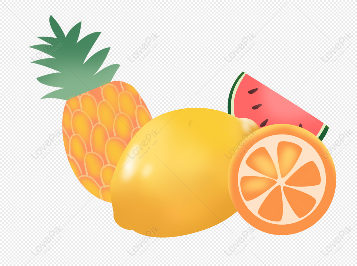 Cartoon Fruit PNG Images With Transparent Background | Free Download On  Lovepik
