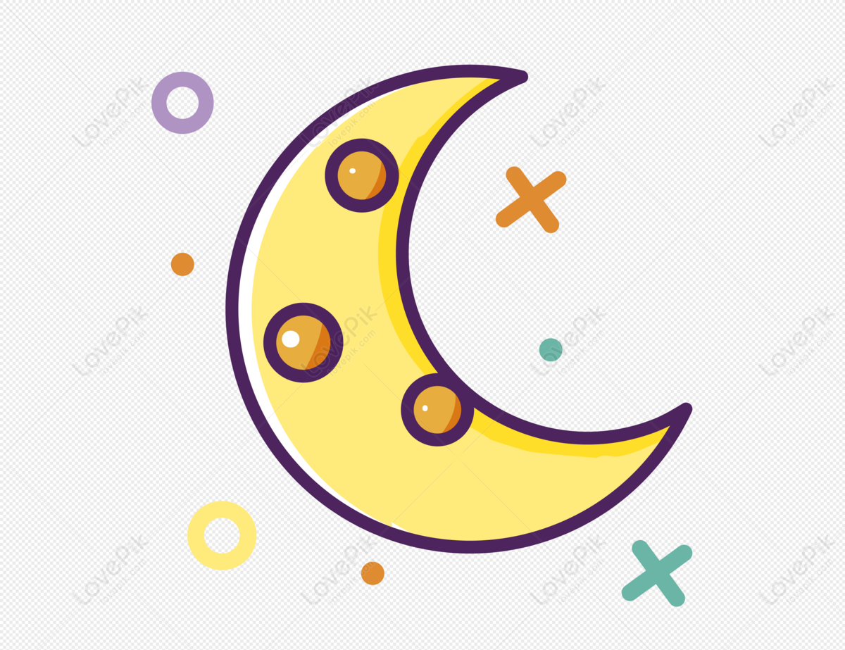 Cartoon Moon Free PNG And Clipart Image For Free Download - Lovepik |  400285059