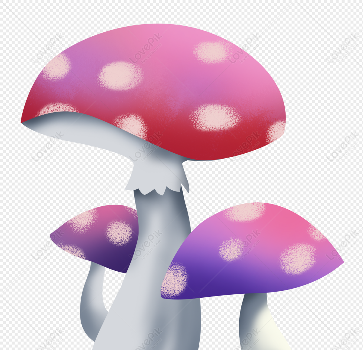 Cartoon Mushroom PNG Transparent And Clipart Image For Free Download -  Lovepik | 400290516