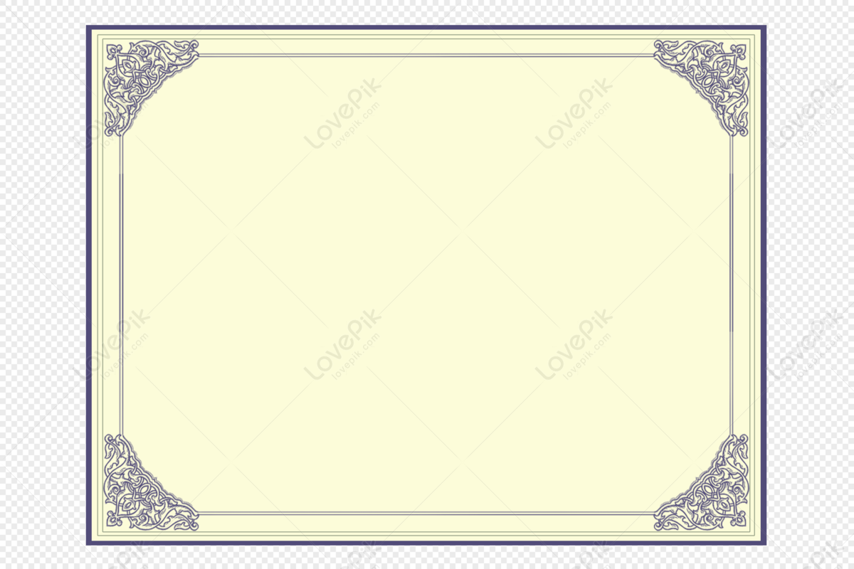 Certificate Of Honor Border Free PNG And Clipart Image For Free Download -  Lovepik | 400835169