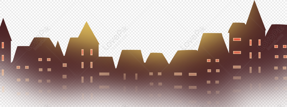 City silhouette, city pixel, and architectural silhouettes, city shadow png image