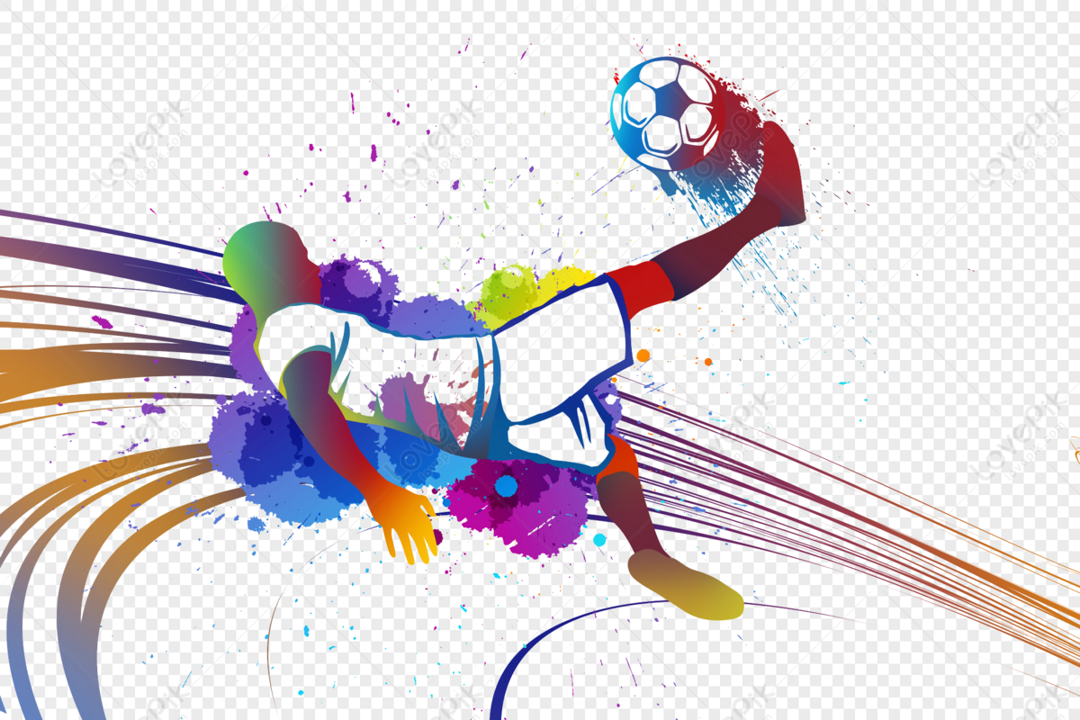 Colorful Football, Nhl Logo, Color, Colorful Football PNG Transparent ...