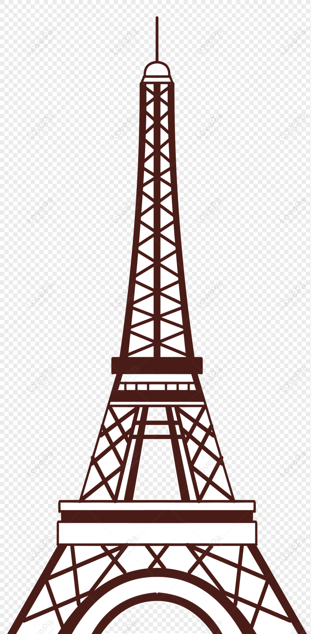 Eiffel Tower, France,  Eiffel Tower,  famous scenic spots png transparent image