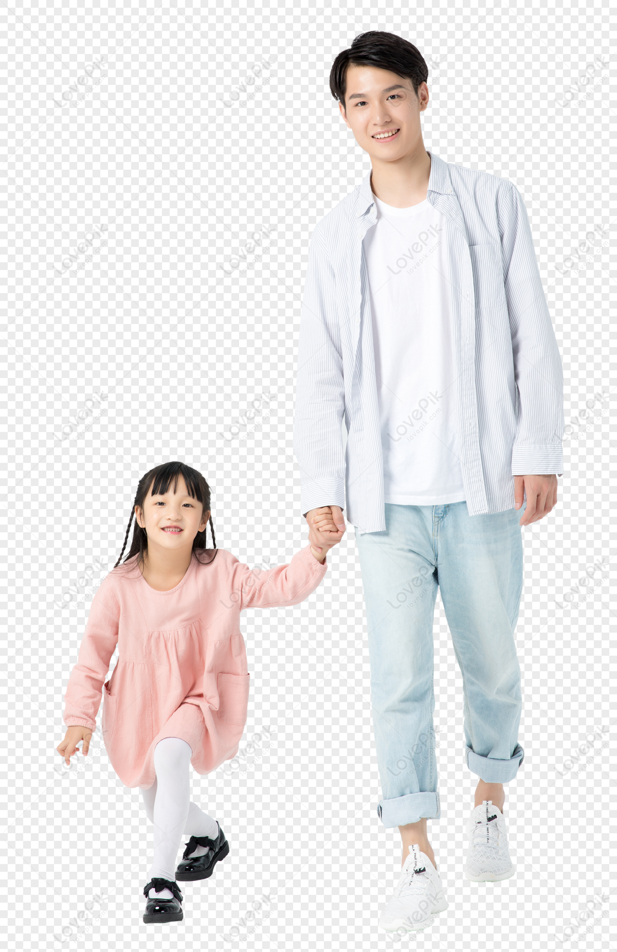 Padre E Hija Padre Hijo Caminan De La Mano PNG Imágenes Gratis - Lovepik