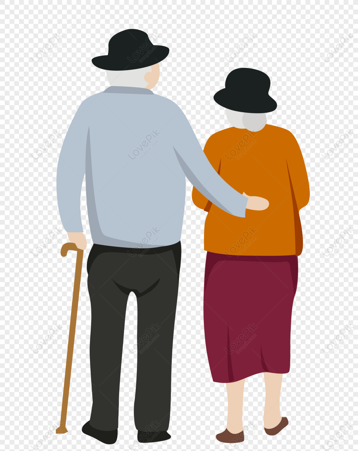 Figure Of The Old Man PNG Picture And Clipart Image For Free Download ...