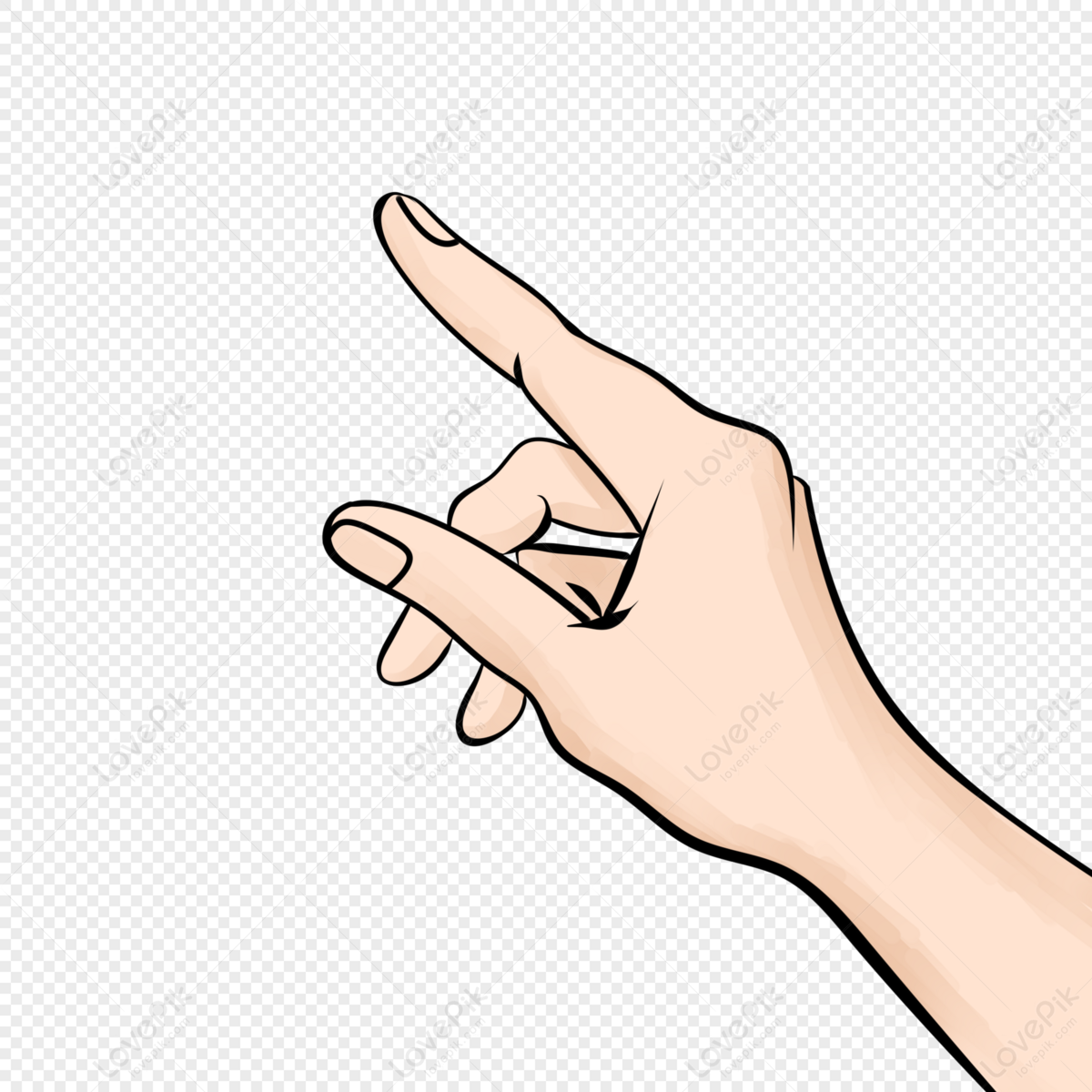 Finger Cartoon Hand Drawn Wind Indicators PNG Transparent And Clipart Image  For Free Download - Lovepik | 401009866