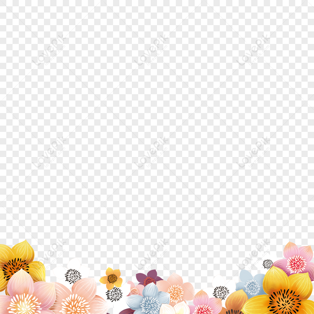 Flower Border Png Image Free Download And Clipart Image For Free Download -  Lovepik | 400992601