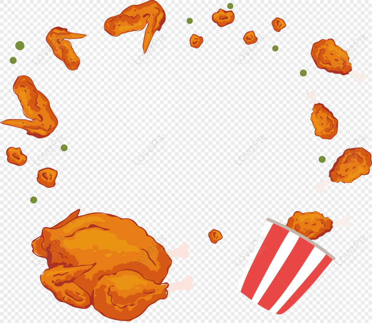 Fried Chicken PNG Picture And Clipart Image For Free Download - Lovepik |  400526175