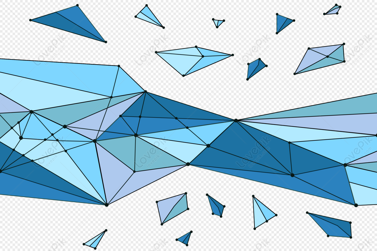 기하 도형 배경 Png 일러스트 무료 다운로드 - Lovepik