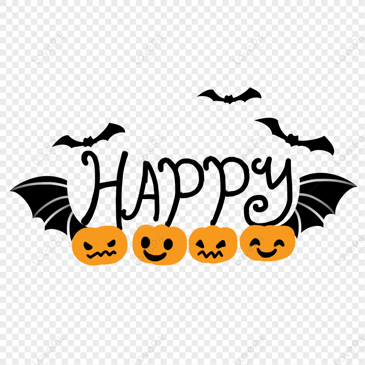 Halloween Writing Decoration PNG Free Download And Clipart Image ...