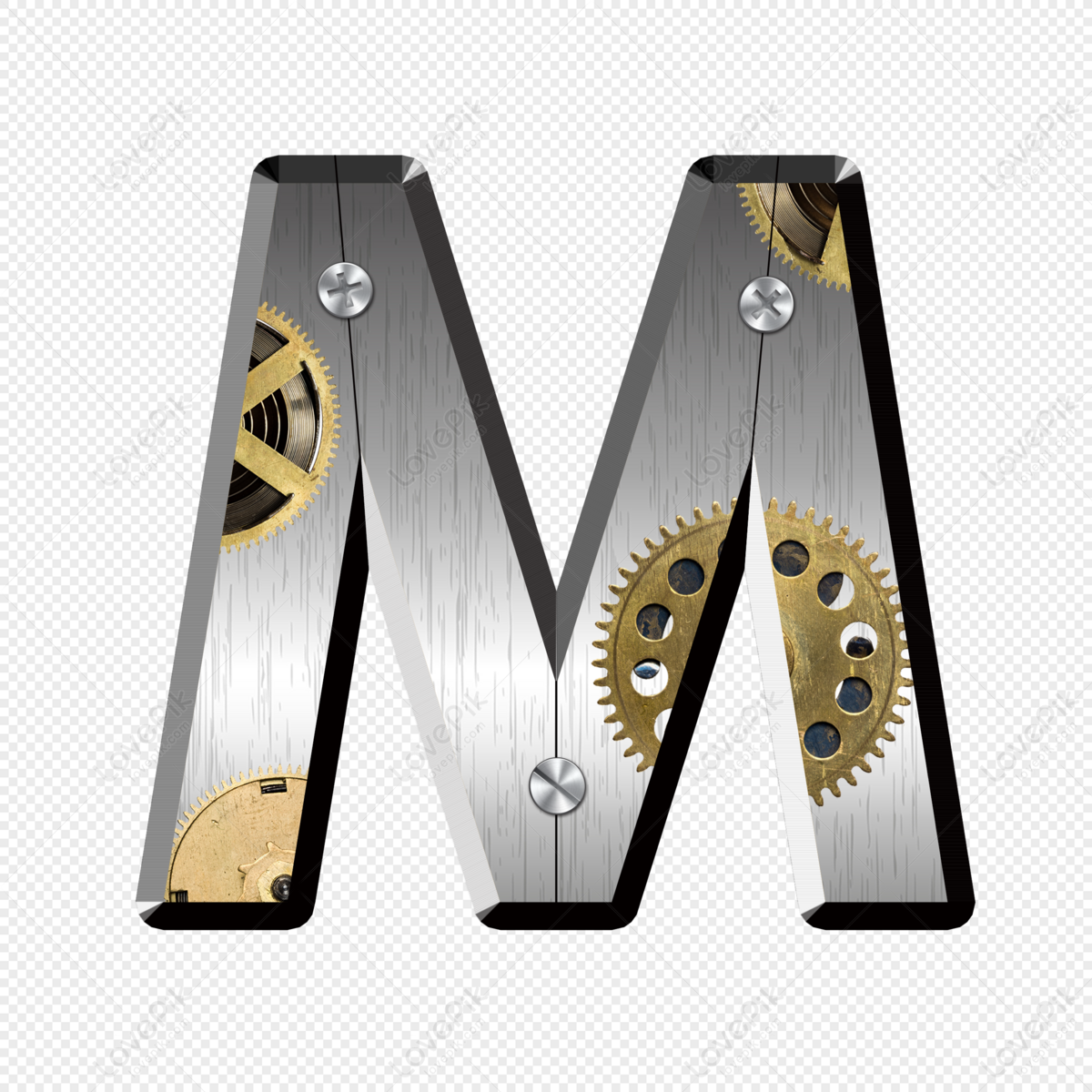 Metal Letter M Free PNG And Clipart Image For Free Download ...