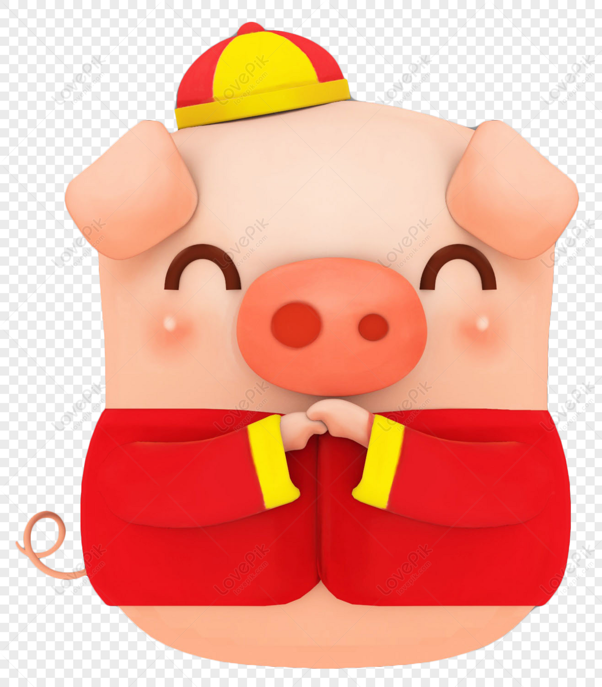 New Year Pig Cartoon Image PNG White Transparent And Clipart Image For Free  Download - Lovepik | 400728722