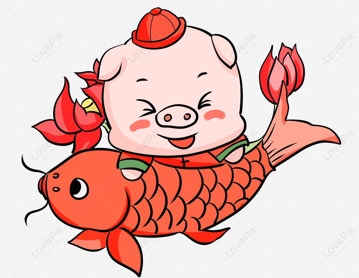 Рыба свинья мужчина