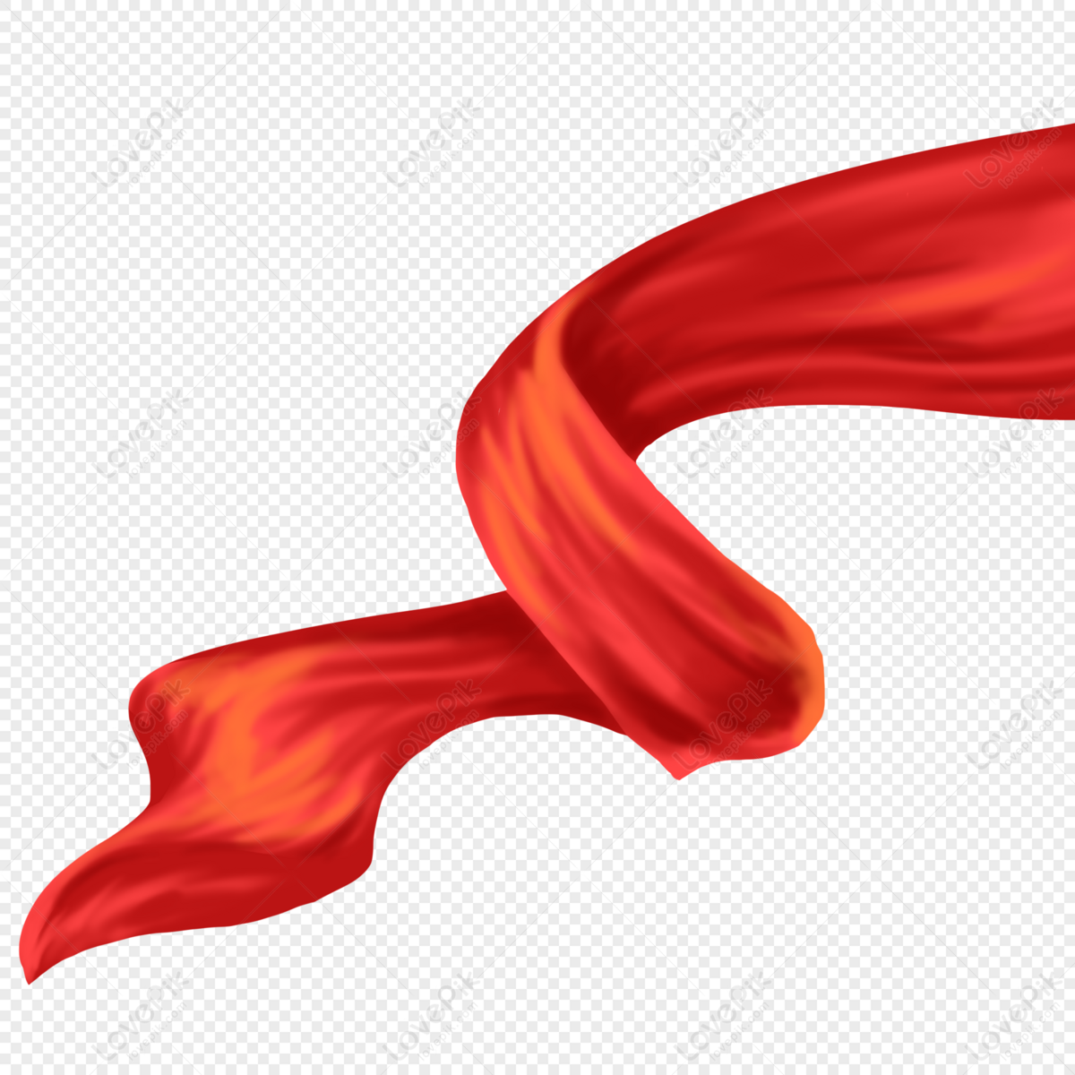 Red Cloth PNG - Red, Clothes, Red Ribbon, Cloth, Red Flower, Red