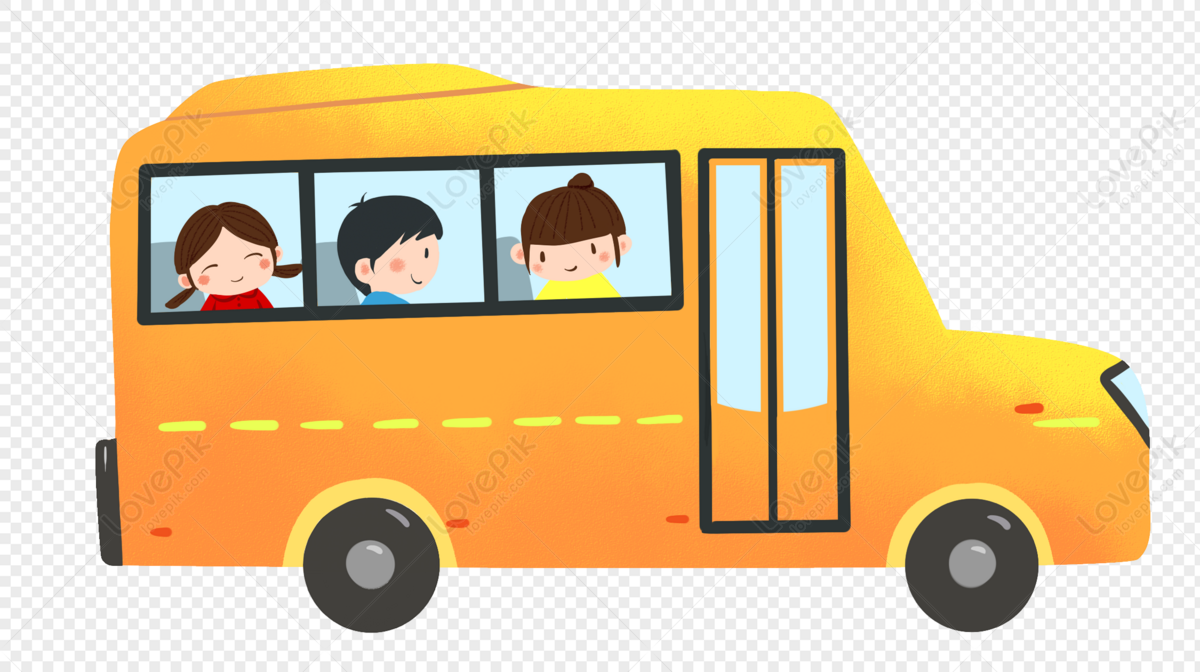 School Bus, Yellow Car, Bus, Cartoon School Bus Free PNG And Clipart ...