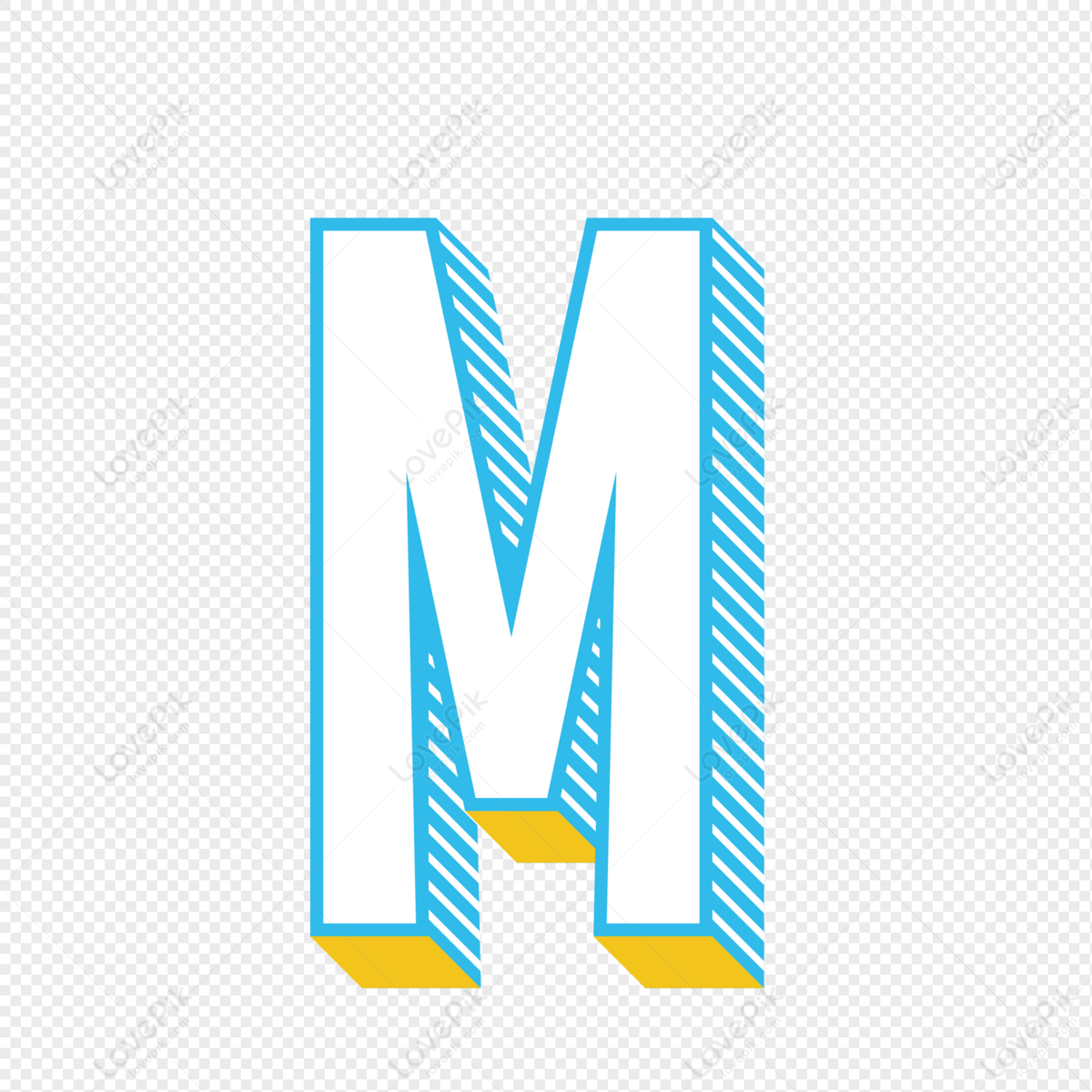 Stereo English Letter M PNG Free Download And Clipart Image For ...