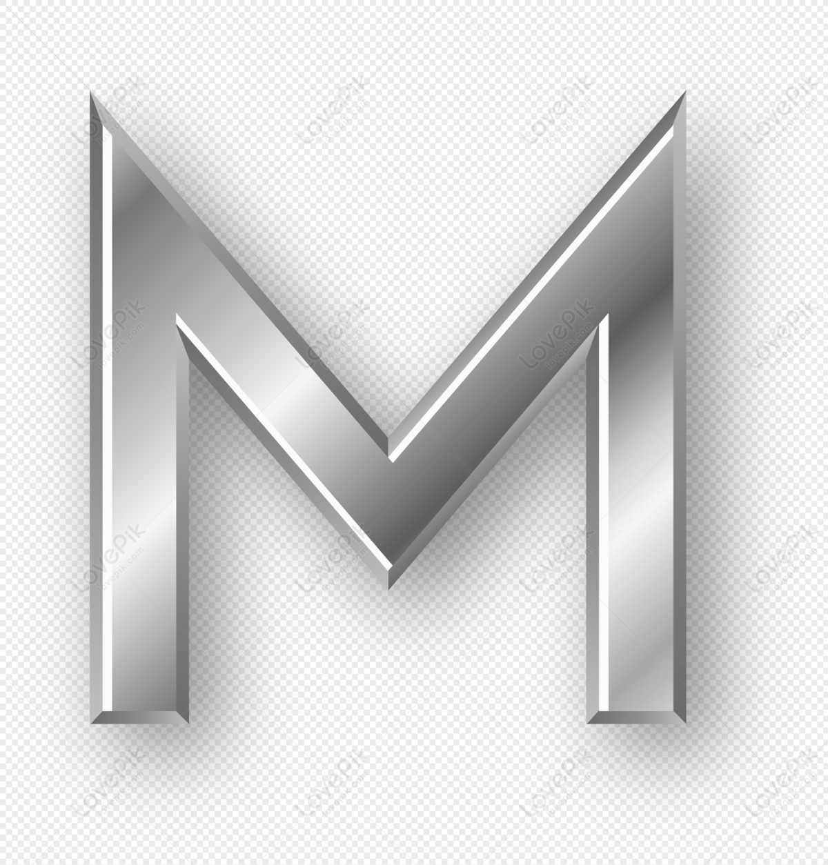 Stereo Letter M PNG Transparent Background And Clipart Image For ...