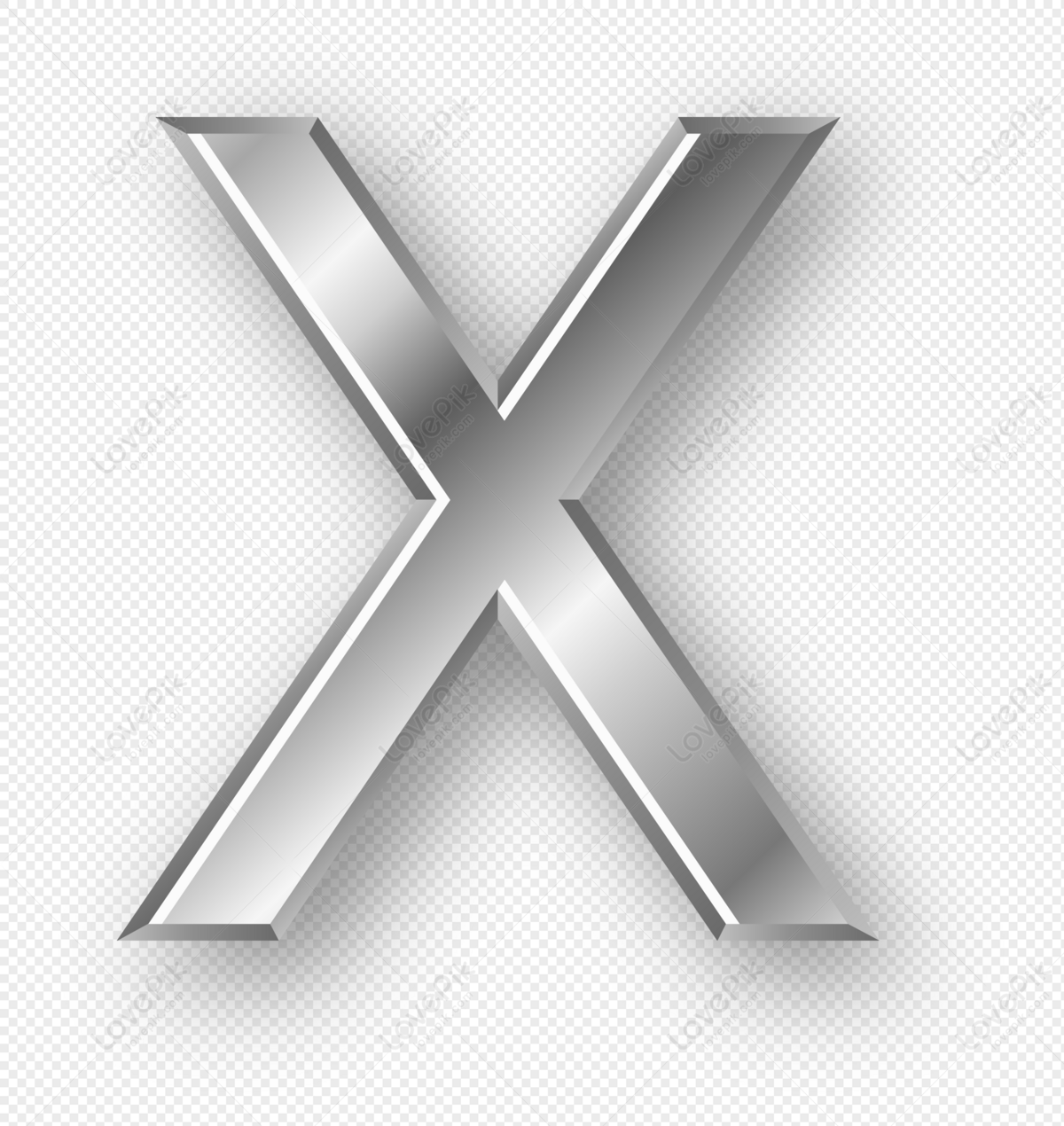 Letter X PNG Images With Transparent Background