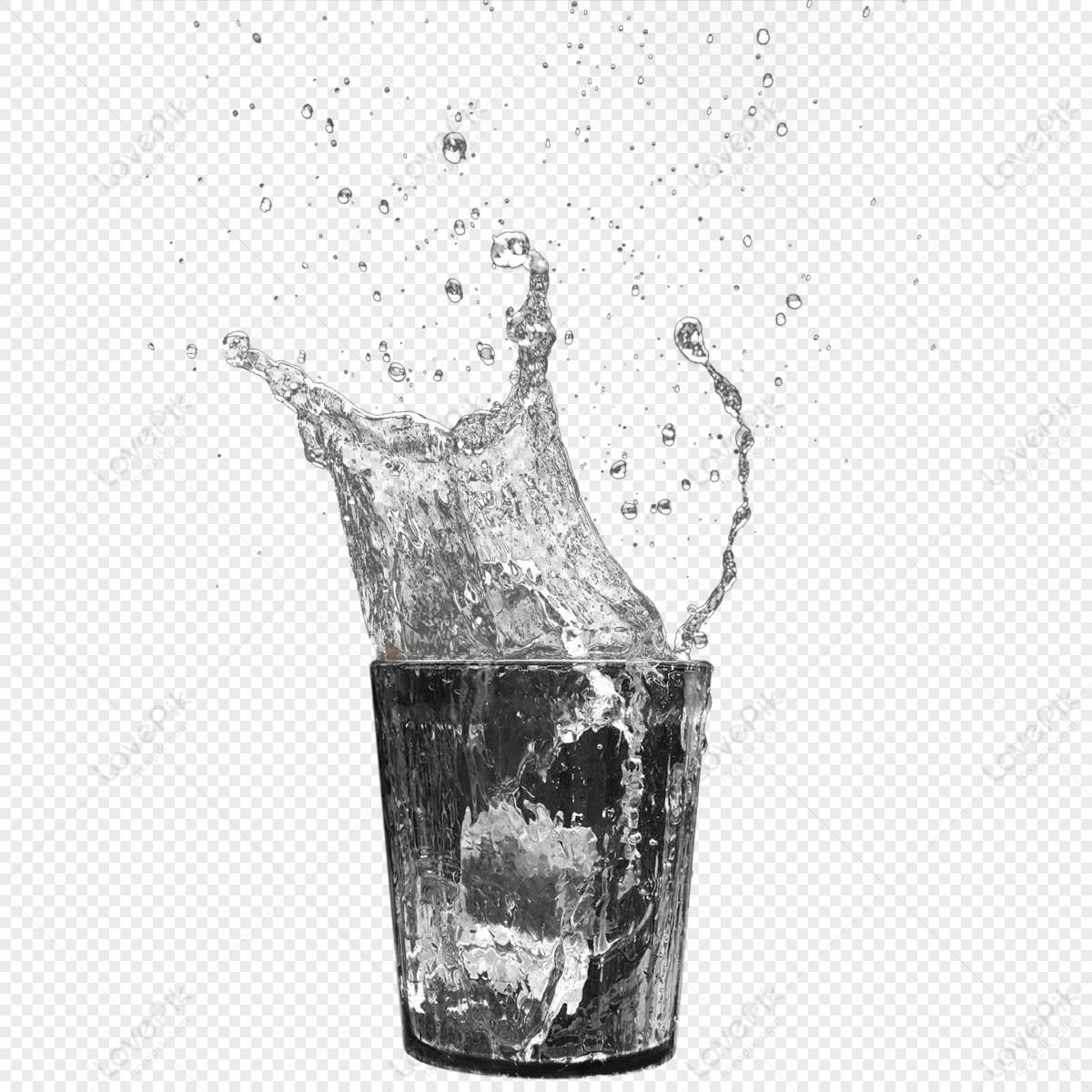 Black Line Drawing Hand Drawn Drink Elements,sketch,water Cup PNG Image  Free Download And Clipart Image For Free Download - Lovepik | 380114041