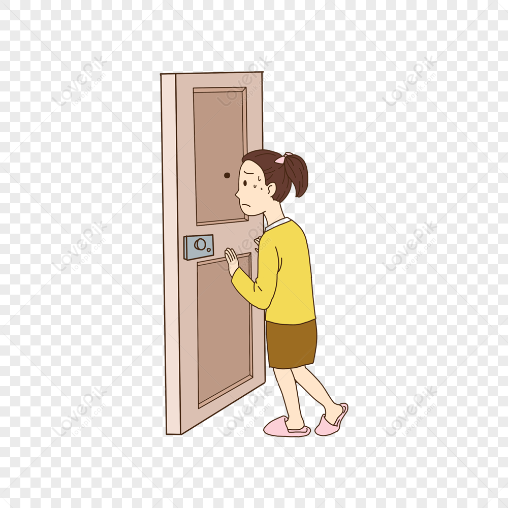 The Woman Who Opens The Door PNG Transparent And Clipart Image For Free ...
