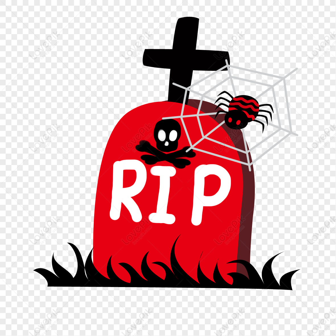 Free: Gray tombstone illustration, Halloween Witch , Halloween RIP  Tombstone transparent background PNG clipart 