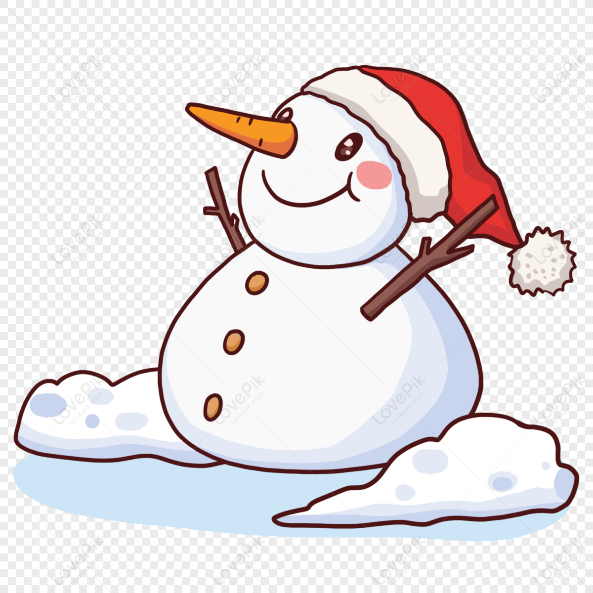 Winter Snowman Free PNG And Clipart Image For Free Download - Lovepik ...