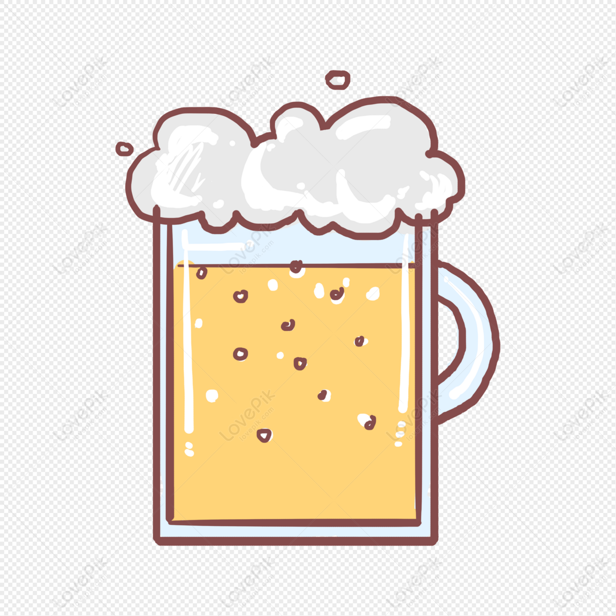 Beer Alcohol Drink Cool Summer Cartoon PNG White Transparent And Clipart  Image For Free Download - Lovepik | 401156952